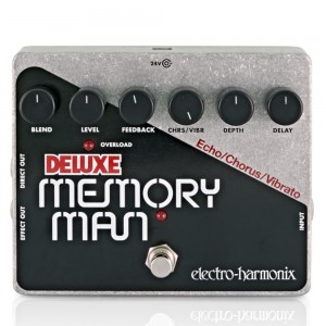 Electro Harmonix Deluxe Memory Man Analog Delay/Chorus/Vibrato Pedal 